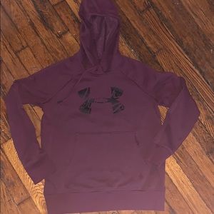 Burgundy Under Armour hoodie